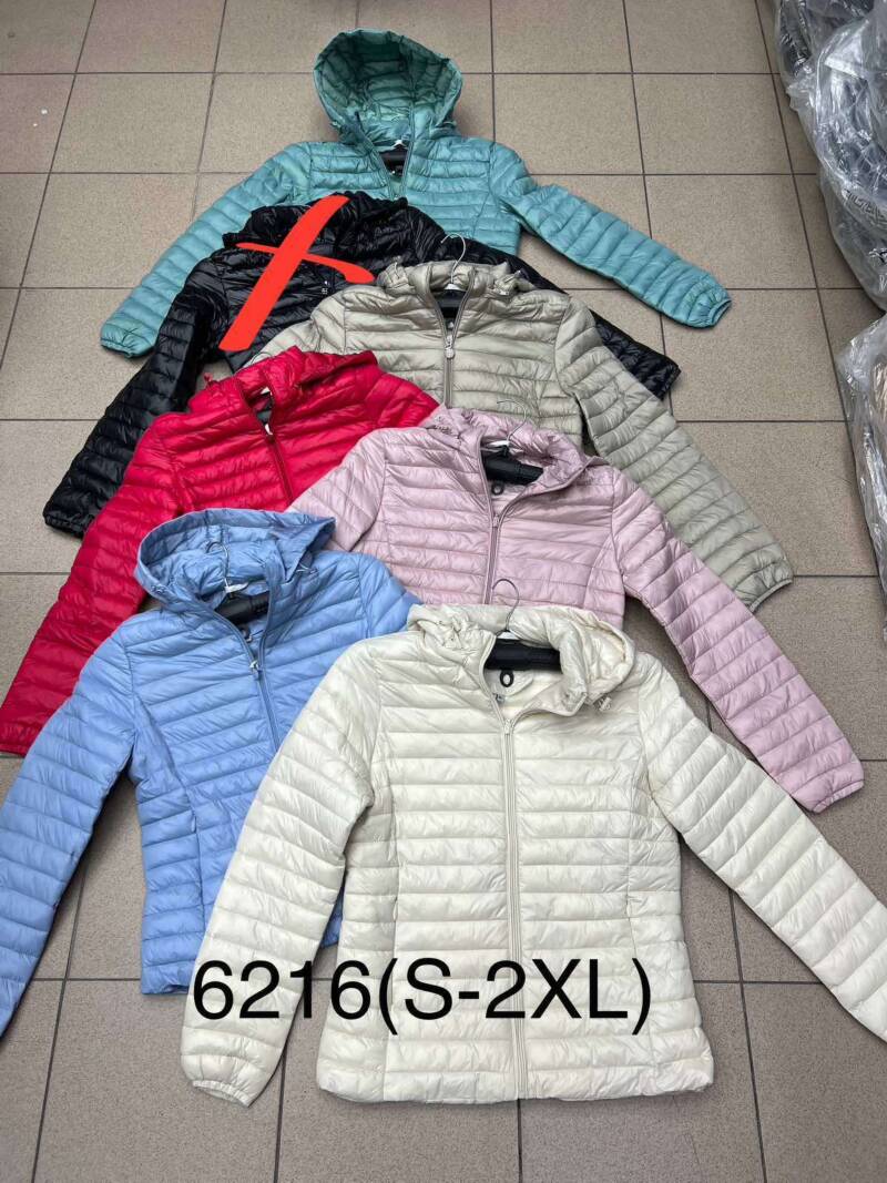 Kurtki damskie cienki Roz S-2XL ,1 Kolor Paczka 5 szt 1